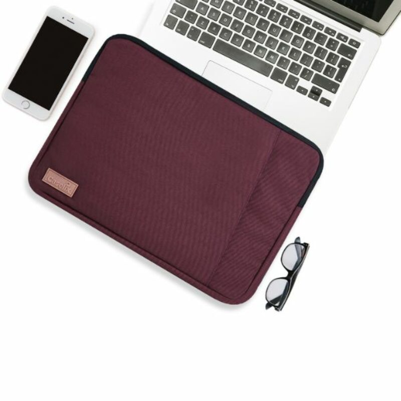 Caselix Vulcan Laptop Sleeve Maroon 15.6 Inch