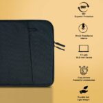 Caselix Vulcan Laptop Sleeve Black 15.6 Inch
